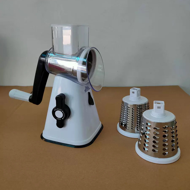 Daržovių pjaustyklės vadovas Virtuvės priedai Trintuvas Daržovių smulkintuvas 3 viename apskritimas Bulvių spiralizatorius Namų įtaiso įrankio elementas