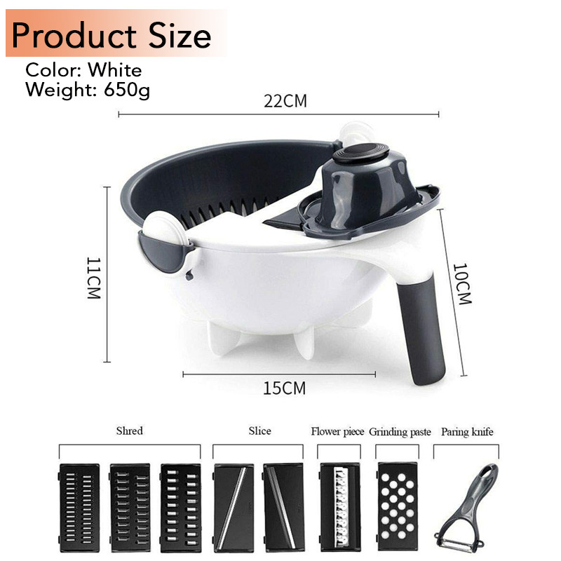 Daugiafunkcinis pjaustyklė daržovių bulvių traškučių skustukas morkų svogūnų trintuvas koštuvas Pjaustyklė Virtuvės priedai Buitinė mandolina