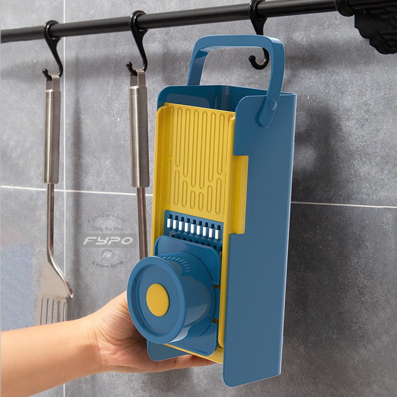 Zöldség aprító többfunkciós mandolin szeletelő kockázó háztartási konyhai burgonyaszeletelő salátakészítő konyhai kütyük