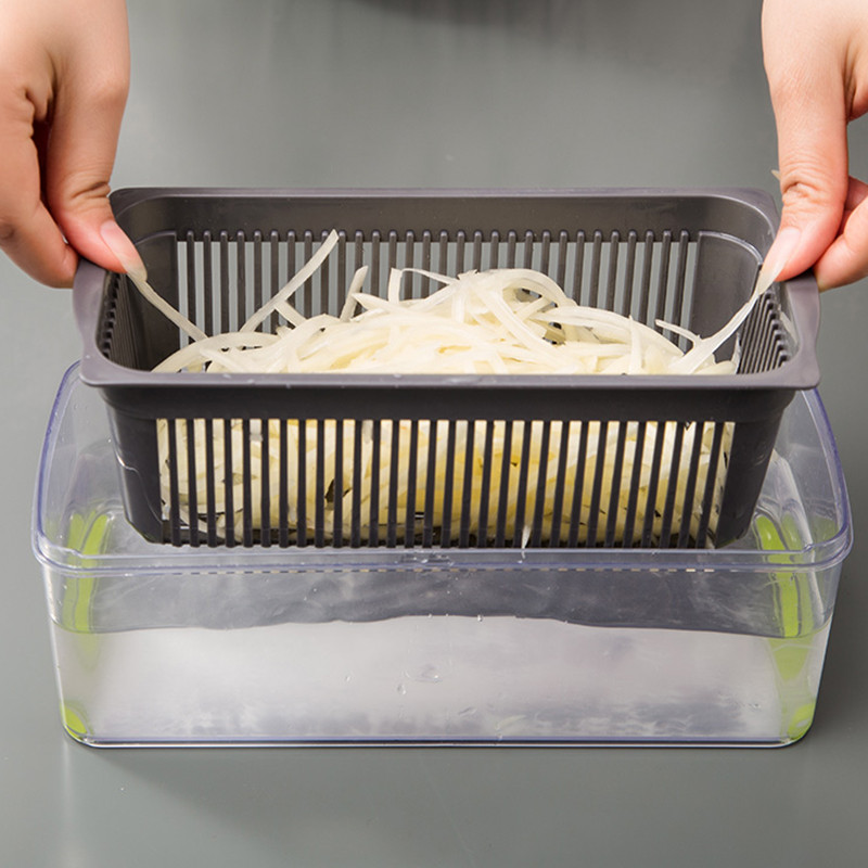 Tăiător de legume Tăiător de mandolină multifuncțional Mașină de tăiat fructe Cartofi Răzătoare de morcovi Accesorii de bucătărie Instrument de bucătărie