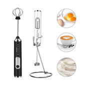 Spumator de lapte electric Aparat de spumare Batător de ouă Spumant portabil fără fir Blender înalt Mini mixer portabil de cafea Bate unelte de bucătărie
