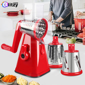 Tăiător manual de legume Tăiător de legume Accesorii pentru bucătărie Tăiător rotund rotund multifuncțional pentru cartofi, brânză, Gadgets de bucătărie