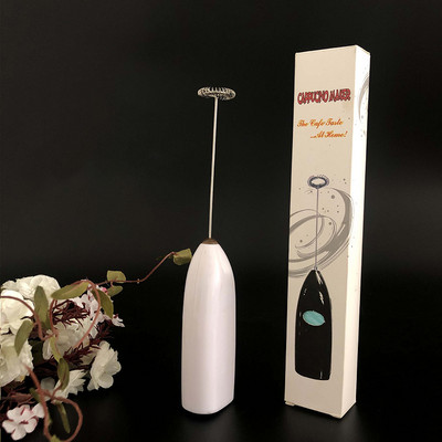 Tej-ital kávéhabverő mixer elektromos tojáshabverő habosító habosító mini fogantyús keverő praktikus konyhai főzőeszköz 1db