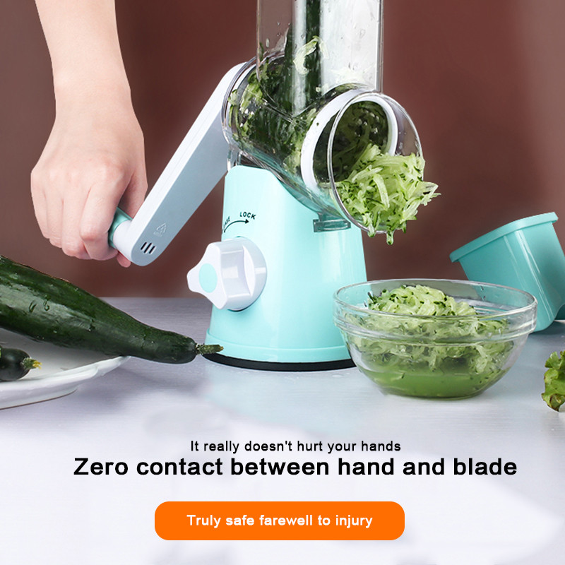 Sárgarépa sajt aprító Zöldségvágó kerek szeletelő reszelő Konyhai robotgép Zöldség aprító Konyhai görgős kütyü eszköz