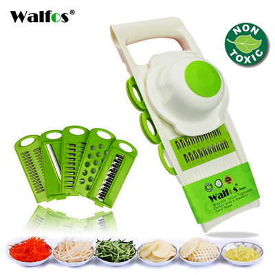 WALFOS 8In1 Multifunctional Cutter legume Tăiător de cartofi Răzătoare de morcovi Accesorii de bucătărie Gadgets Lamă de oțel Instrument de bucătărie