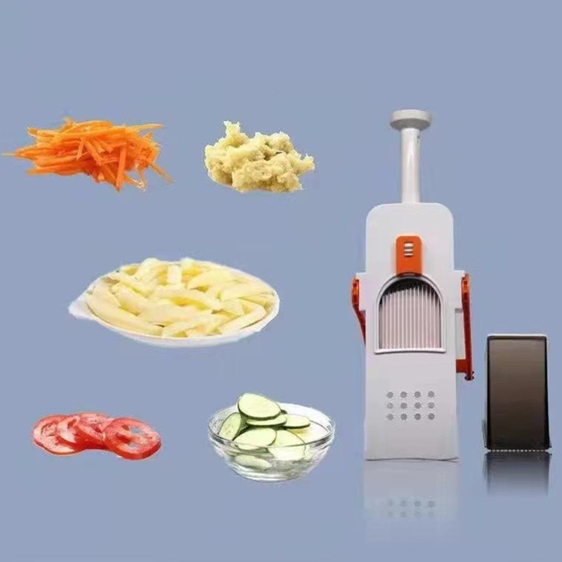 Daugiafunkcis daržovių pjaustytuvas Mėsa Bulvių pjaustyklė Morkų trintuvė Virtuvės priedai Įtaisai Plieniniai peiliukai virtuvės pagalba