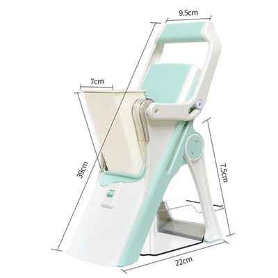 5 az 1-ben többfunkciós kézi zöldség-gyümölcsvágó hússzeletelő burgonyarépa aprító konyhai gyümölcs-zöldség szerszámokhoz