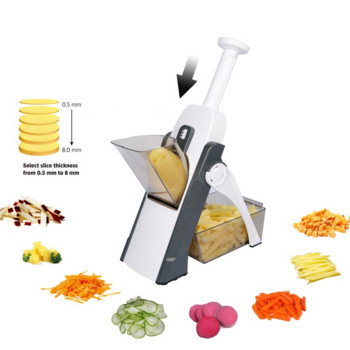 Εργαλείο κοπής λαχανικών πολλαπλών λειτουργιών Εργαλείο κοπής λαχανικών πατάτας Τρίφτης τροφίμων Τρίφτης φρούτων Thicken Manual Cutter Εργαλείο κουζίνας
