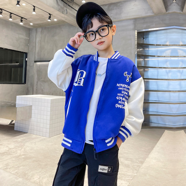 Tõmbluku ja trükiga laste jope