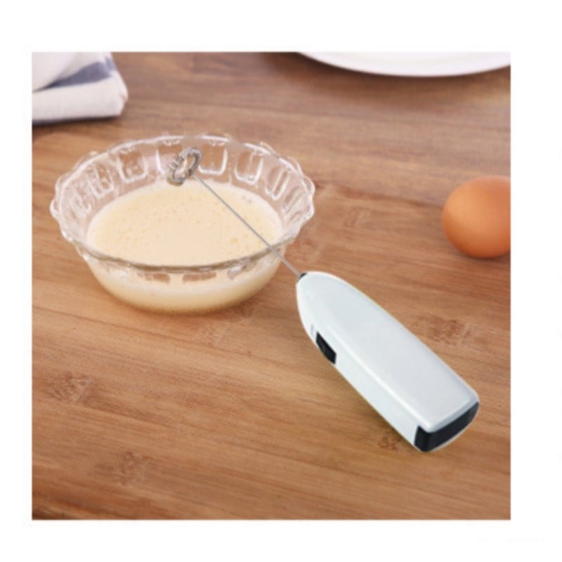 Batător de ouă electric de mână pentru blender de ceai cu lapte Beat Cream Home Bucătărie Mini cafea din oțel inoxidabil