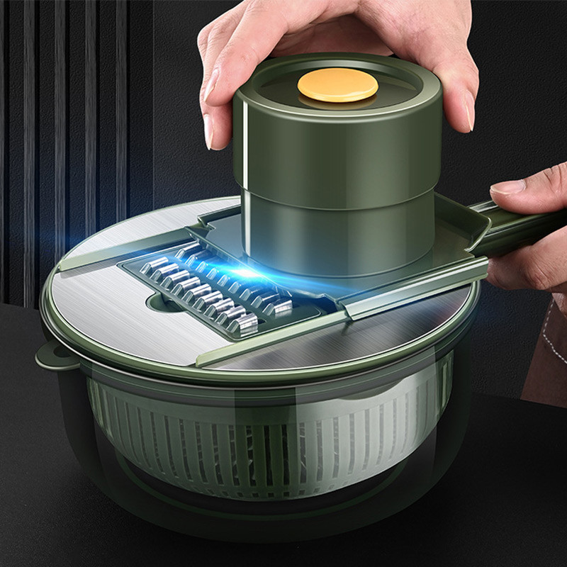 Tăiător de legume multifuncțional 5 în 1 Răzătoare Tăiător de tăiat Tocător de tăiat Morcovi Fructe Gadgets Instrumente de tăiat legume