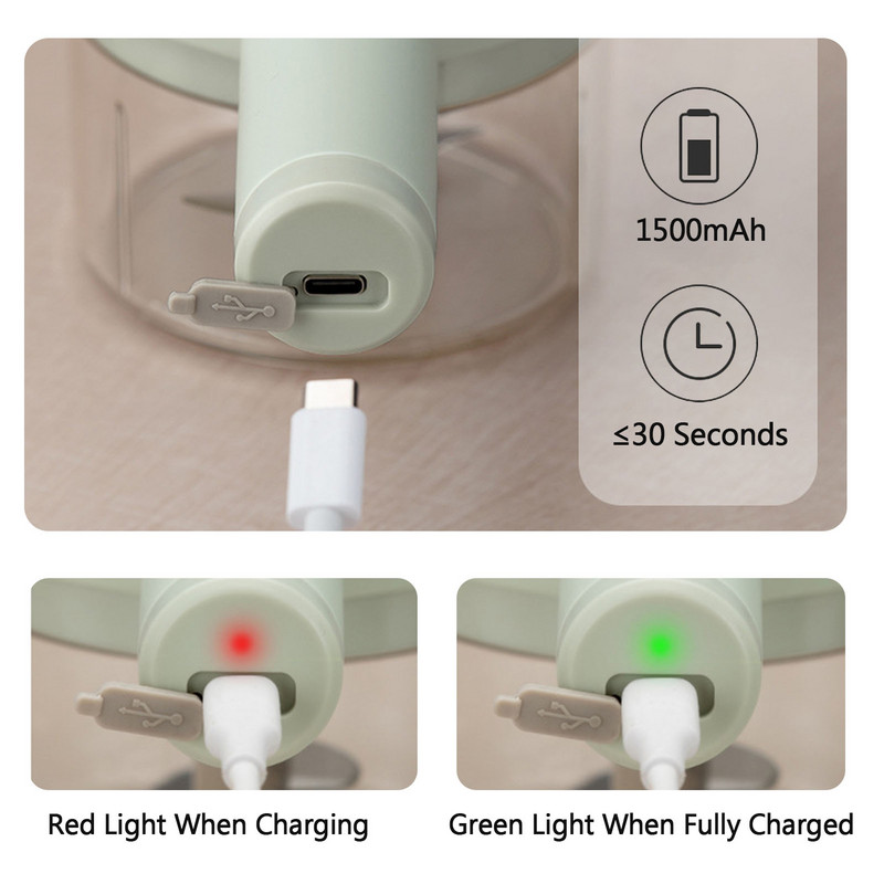 4 az 1-ben kézi elektromos zöldségvágó készlet Többfunkciós, tartós chili-zöldségdaráló Gyömbérnyomó gép Konyhai szerszám