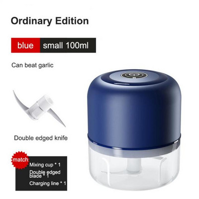 Mini tocator de usturoi electric Tocator de carne USB Masina de tocat usturoi Mașină robustă, durabilă, zdrobitoare de legume, ghimbir, instrument de bucătărie