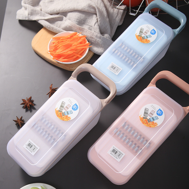 Daugiafunkcis daržovių pjaustytuvas kubelių pjaustymo peiliukai Smulkintuvas Vaisių skustukas Bulvių sūrio nusausinimo trintuvas smulkintuvas virtuvės įrankis