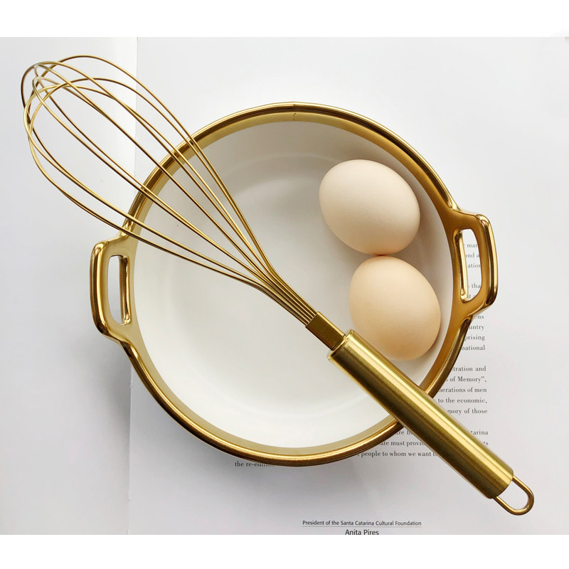 Mutilica za jaja od nehrđajućeg čelika Ručna metlica za miješanje jaja Kuhinjski pribor Alat za pečenje kolača