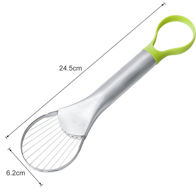 Cuțit de tăiat avocado din oțel inoxidabil 2 în 1 pentru îndepărtarea sâmburilor de avocado Cuțit pentru tăiat legume și fructe.