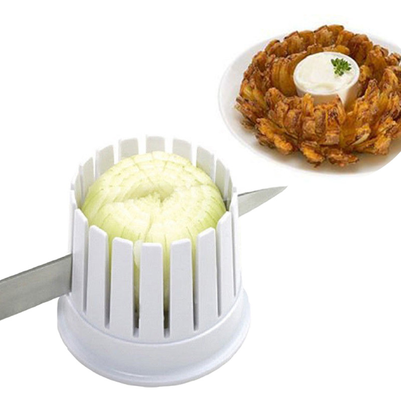 Patogi svogūnų žiedų gaminimo mašina Svogūnų pjaustyklė Smulkintuvas Žiedų gaminimo mašina Svogūnų gėlių pjaustymas Virtuvės priedai Daržovių įrankis