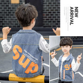 Alkalmi mellény fiúknak két modell felirattal