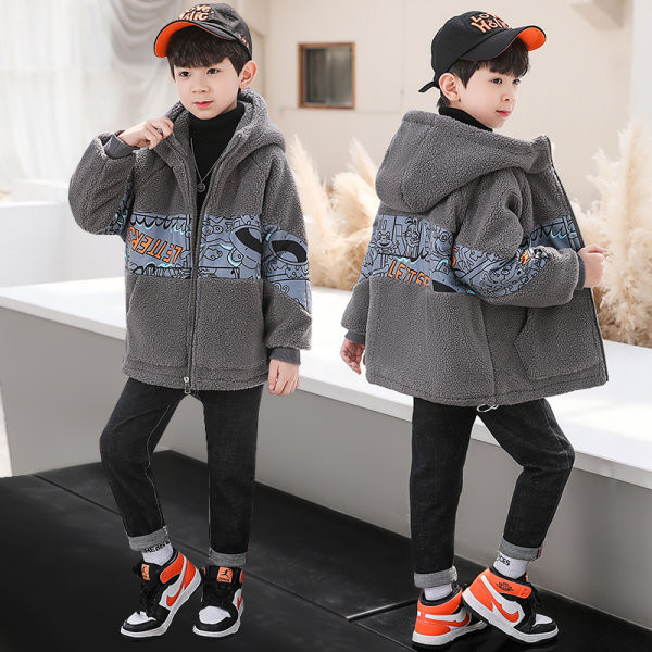 Dječja jakna s kapuljačom za dječake