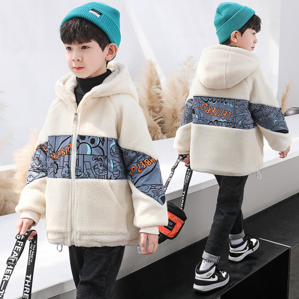 Dječja jakna s kapuljačom za dječake