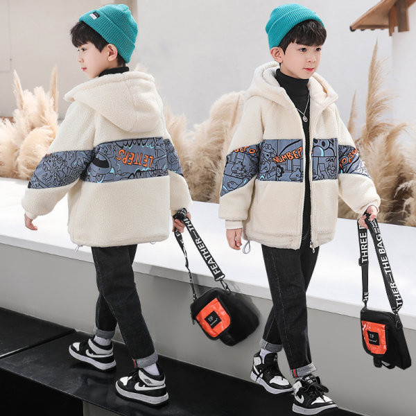 Dječja jakna s kapuljačom za dječake