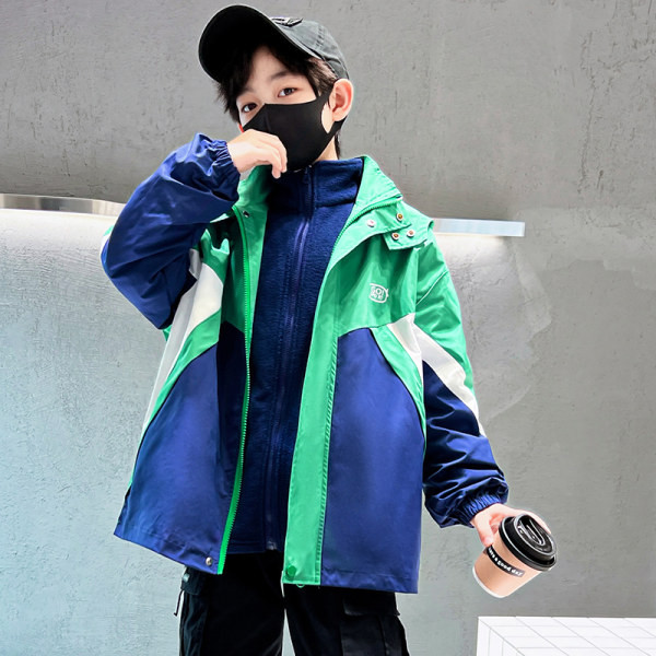 Naujo modelio vaikiška striukė nuo vėjo berniukams