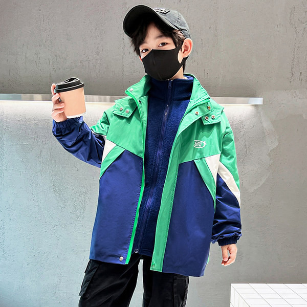 Naujo modelio vaikiška striukė nuo vėjo berniukams