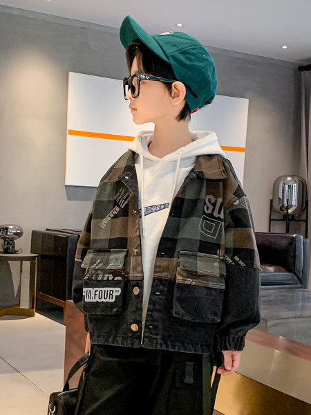 Jachetă De Toamnă De Toamnă Băieți, Cu Imprimeu și Șiretul