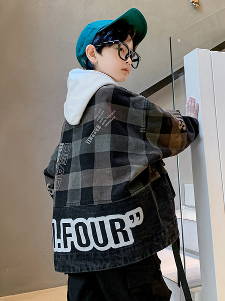 Jachetă De Toamnă De Toamnă Băieți, Cu Imprimeu și Șiretul