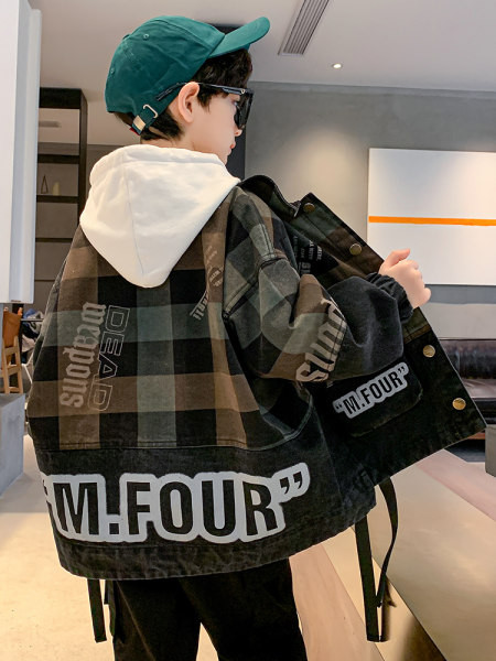 Jachetă De Toamnă De Toamnă Băieți, Cu Imprimeu și Șiretul