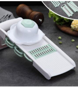 Mandoline daržovių trintuvės pjaustyklės įrankiai su 5 mentėmis morkų trintuvu svogūnų daržovių pjaustyklės virtuvės priedais