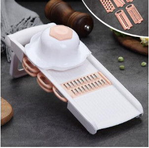 Mandoline daržovių trintuvės pjaustyklės įrankiai su 5 mentėmis morkų trintuvu svogūnų daržovių pjaustyklės virtuvės priedais