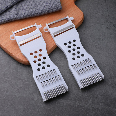 30 buc. Răzătoare de fructe, legume, plastic, răzătoare pentru morcovi, tăietor, cuțit cu cap dublu, răzătoare, răzătoare, instrumente de bucătărie