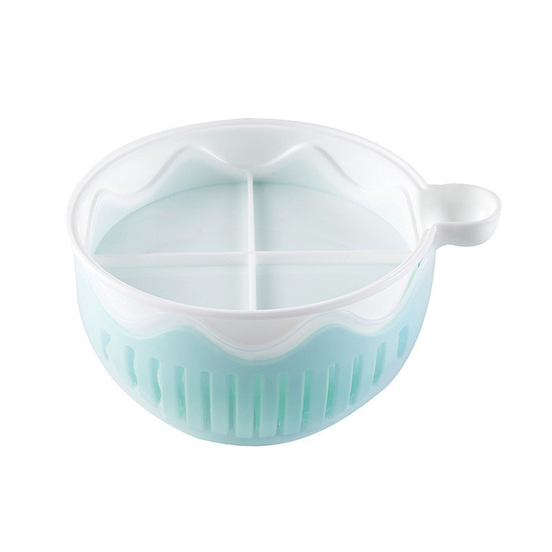 Bol de salată multifuncțional creativ Bol de tăiat legume pentru fructe Gadget de bucătărie Tocător de fructe Tăiător de tăiat Salată