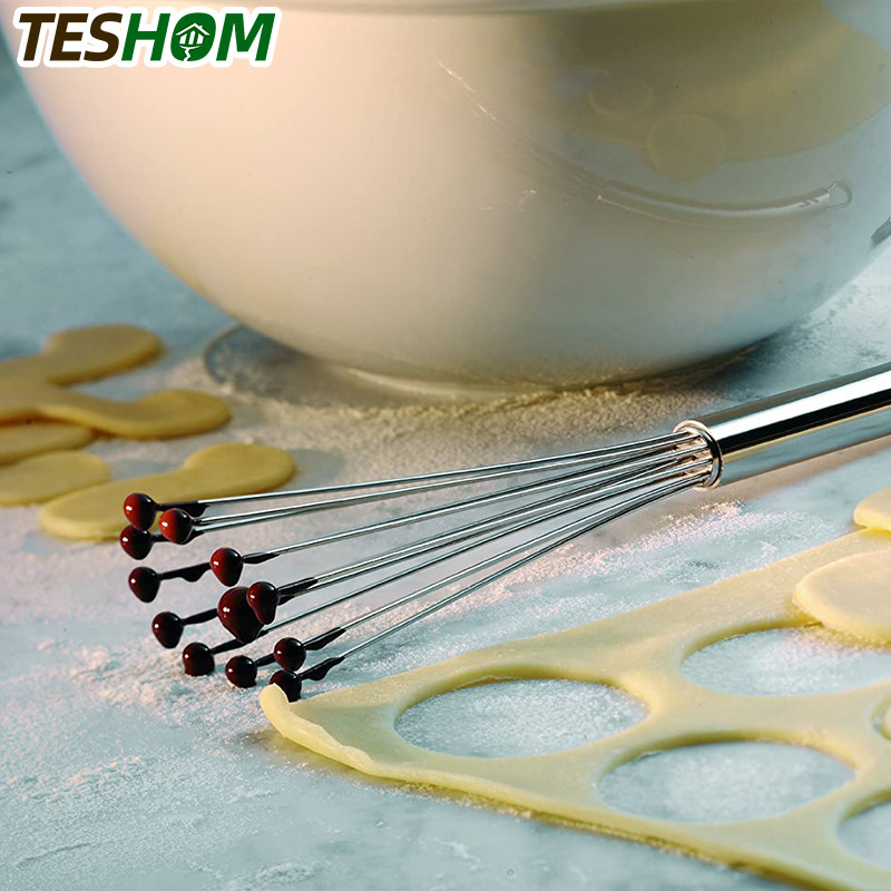 12 hüvelykes rozsdamentes acél golyós habverő drót tojáshabverő konyhai habverő főzéshez turmixverő tojáskeverő sütő sütőeszköz