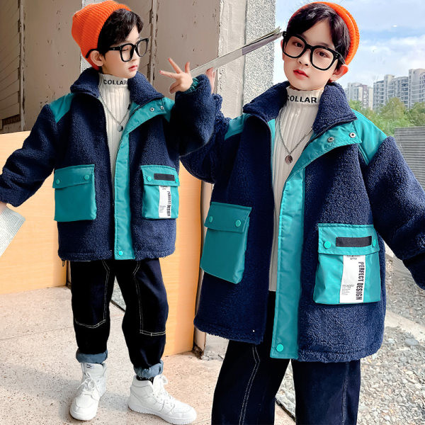 Dječja jakna za dječake sa džepovima