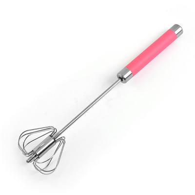 Poluautomatska mutilica za jaja Pjenjača za jaja od nehrđajućeg čelika 304 Ručni ručni mikser Samookretna mješalica za jaja Kuhinjski dodaci Alati za jaja