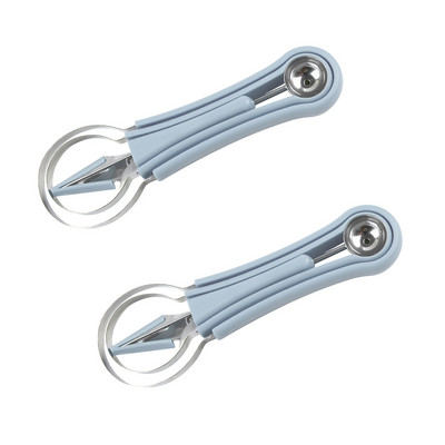 2db 4 az 1-ben görögdinnye szeletelő gombóc Gyümölcsfaragó Kés Vágó Gyümölcstál Gyümölcs Dig Pépleválasztó Konyhai kütyük Kiegészítők