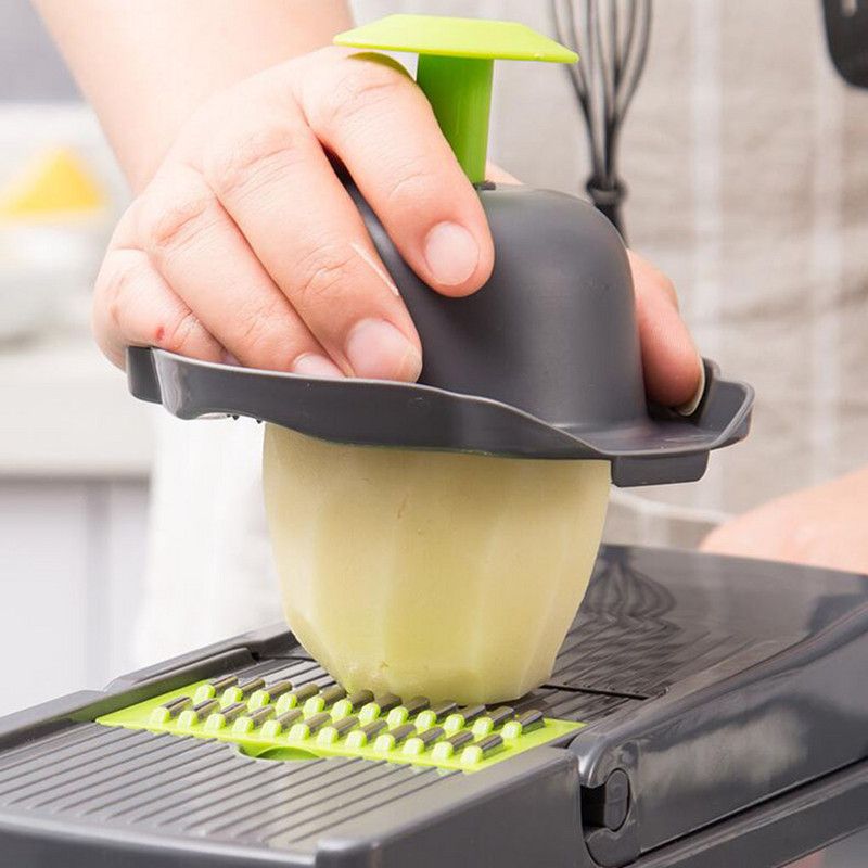 Kit de feliere legume multifuncțional Răzătoare de cartofi Salată de curățat fructe Cubulețe Tocător Fructe și legume de bucătărie Gadgets