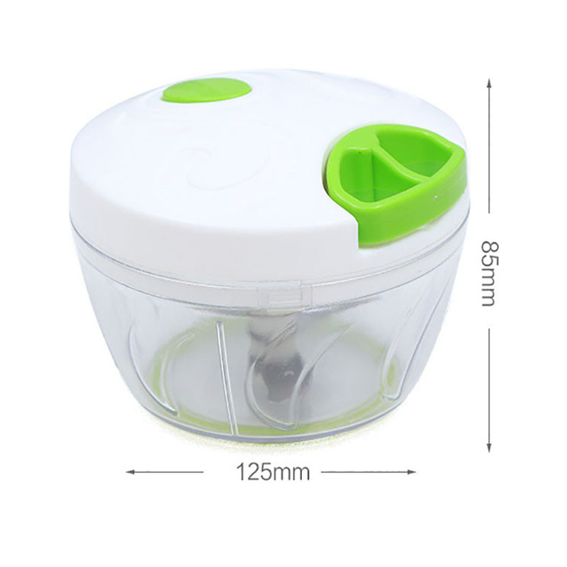 Többfunkciós, kiváló minőségű új, nagy sebességű tervezésű zöldség-gyümölcs aprító kézi húsdaráló aprító fokhagyma vágó