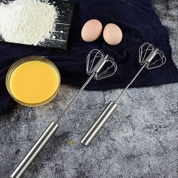 Ημιαυτόματος Αυγοδάρτης από ανοξείδωτο ατσάλι Αυγοδάρτης Χειροκίνητος Μίξερ ψησίματος Αυτόματος Αναδευτήρας Αυγών Αξεσουάρ κουζίνας Εργαλεία αυγών