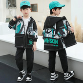 Novi model jakne za dječake sa kapuljačom i natpisom