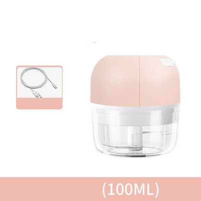 Tăiător electric multifuncțional de legume Tăiător de fructe Tocător de usturoi Concasor de usturoi Presă Mașină de tocat carne Reîncărcabil prin USB Mașină de zdrobire de cartofi