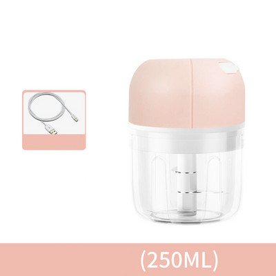 Tăiător electric multifuncțional de legume Tăiător de fructe Tocător de usturoi Concasor de usturoi Presă Mașină de tocat carne Reîncărcabil prin USB Mașină de zdrobire de cartofi