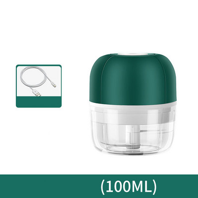 Tăiător electric multifuncțional de legume Tăiător de fructe Tocător de usturoi Concasor de usturoi Presă Mașină de tocat carne Reîncărcabil prin USB Mașină de zdrobire de cartofi