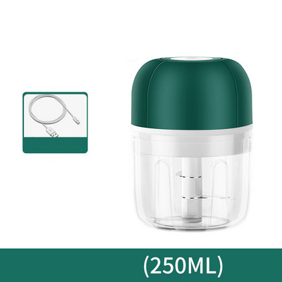 Tăiător electric multifuncțional de legume Tăiător de fructe Tocător de usturoi Concasor de usturoi Presă Mașină de tocat carne Reîncărcabil prin USB Mașină de zdrobire de cartofi