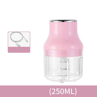 Tăiător electric multifuncțional de legume Tăiător de fructe Tocător de usturoi Concasor de usturoi Presă Mașină de tocat carne Reîncărcabil prin USB Mașină de zdrobire de cartofi