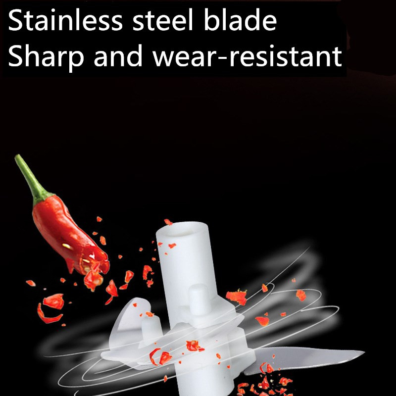 Višenamjenske ručne drobilice za češnjak Čvrsta, izdržljiva mini sjeckalica za miješanje za češnjak, đumbir, čili, kuhinjski dodatak