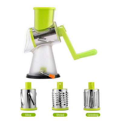 Tăiător de legume multifuncțional Tocător de fructe Tăiător manual cu role Gadgets Răzătoare pentru ceapă Ușor de folosit Accesorii pentru bucătărie de acasă