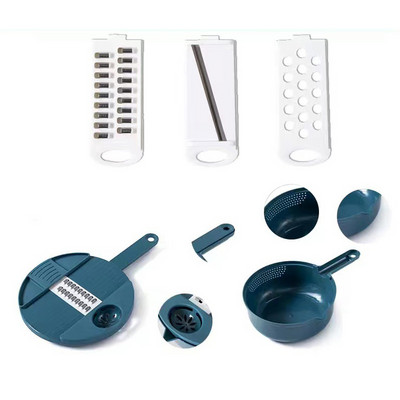 12 buc. Instrumente de tăiat legume Răzătoare pentru tăietor de legume Tocător de tăiat mai multe dispozitive de tăiat morcovi Gadget pentru fructe